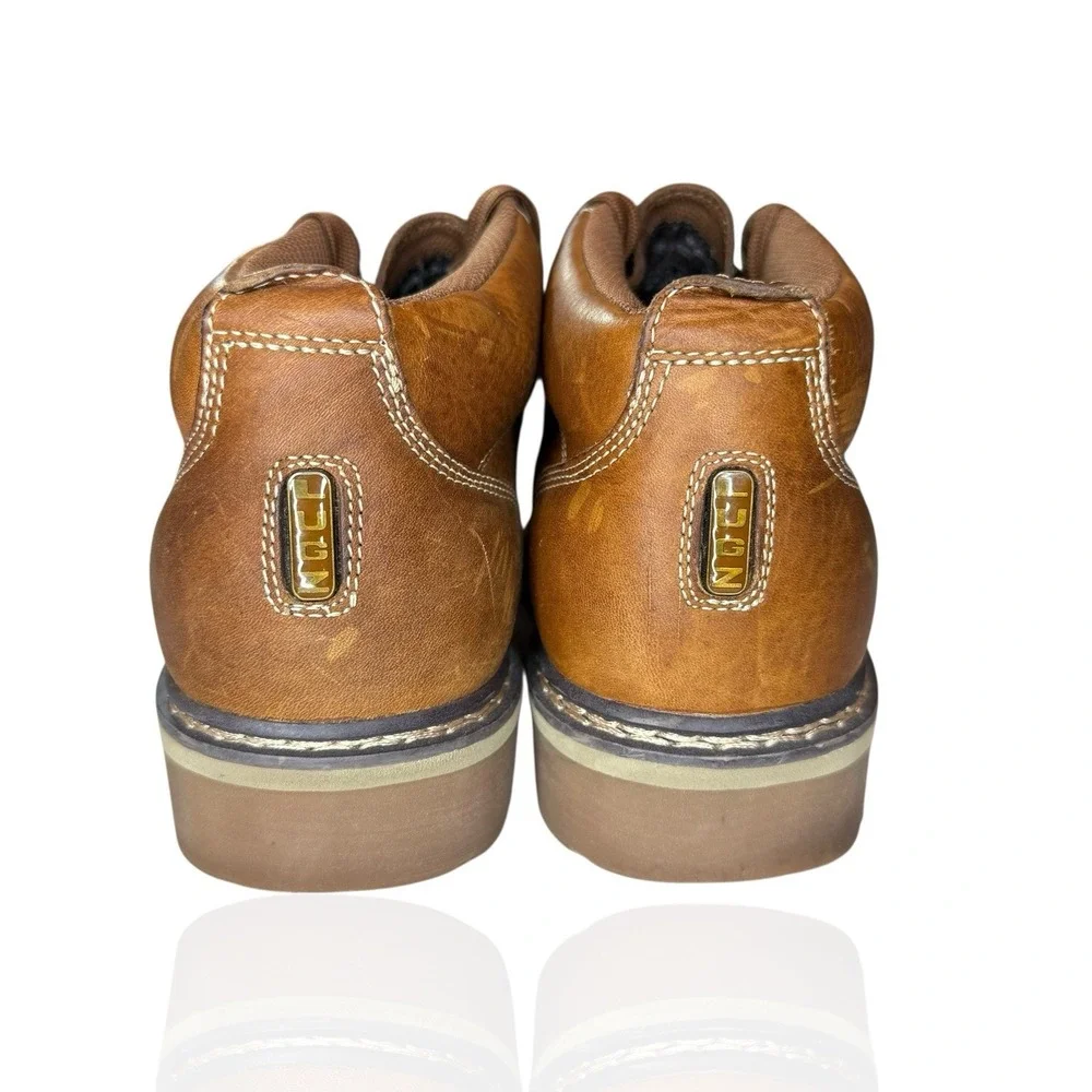 Lugz Strutt Shoes Mens 8 Tan Leather Lace Up Chukka Boots‎ Casual Comfort Y2K